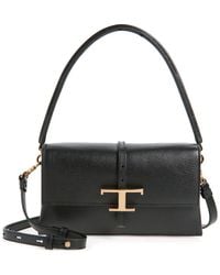 Tod's - Mini T Timeless Leather Shoulder Bag - Lyst