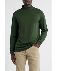 Scott Barber - Pima Cotton Interlock Mock Neck Top - Lyst