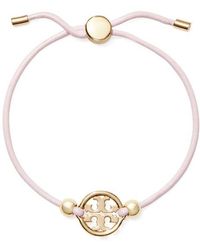 Tory Burch - Miller Logo Slider Bracelet - Lyst