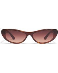 Quay - X Guizio Slate 37mm Gradient Cat Eye Sunglasses - Lyst