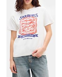 BDG - Sardines Relaxed Cotton Graphic T-Shirt - Lyst