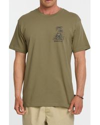 Quiksilver - Overgrown Mt0 Graphic T-Shirt - Lyst