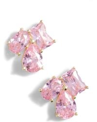 SHYMI - Multi Shape Cubic Zirconia Stud Earrings - Lyst