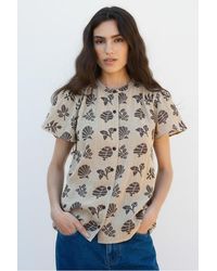 Ace & Jig - Kenna Flutter Sleeve Blouse - Lyst