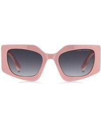 Marc Jacobs - 53Mm Gradient Rectangular Sunglasses - Lyst