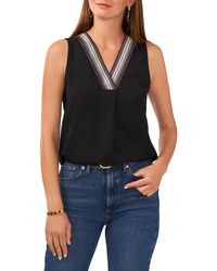 Vince Camuto - Placed Print Sleeveless Top - Lyst