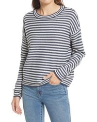 Madewell - Seagrove Stripe Pullover Sweater - Lyst