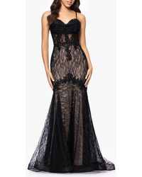Blondie Nites - Sequin Embroidered Trumpet Gown - Lyst