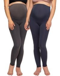 Felina - Velvety Soft Maternity Leggings 2 Pack - Lyst
