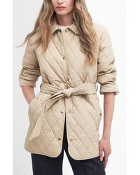 Barbour - Reil Quilted Belted Recycled Polyester Jacket - Lyst