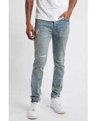 Purple Brand - Rip & Repair Skinny Jeans - Lyst
