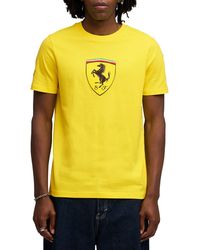 PUMA - X Ferrari Sportswear Cotton Graphic T-Shirt - Lyst