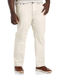 True Nation by DXL - Big & Tall Garment Dyed Stretch Twill Pants - Lyst