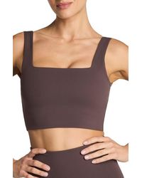 Spanx - Square Neck Crop Tank Top - Lyst