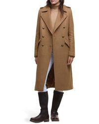 Barbour - Cottesmore Wool Blend Coat - Lyst