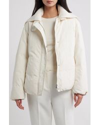 Vince - Knit Collar Down Jacket - Lyst