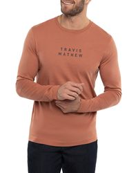 Travis Mathew - Smoky Taste Long Sleeve Graphic T-shirt - Lyst