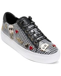 Karl Lagerfeld - Cate Pin Logo Low Top Sneaker - Lyst