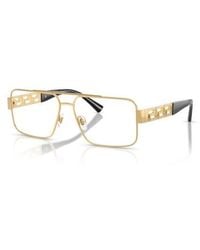 Versace - 56Mm Rectangle Optical Glasses - Lyst