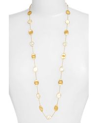 Marco Bicego - Lunaria Mother Of Pearl Long Strand Necklace - Lyst