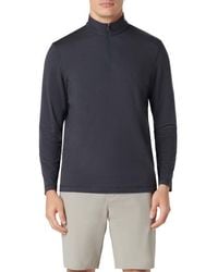 Bugatchi - Quarter Zip Performance Pullover - Lyst
