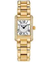 Frederique Constant - Fc Classics Carrée Rectangular Diamond Bracelet Watch, 23Mm X 21Mm - Lyst