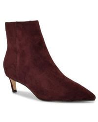 Nine West - Brite Pointed Toe Kitten Heel Bootie - Lyst