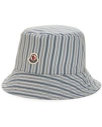 Moncler - Logo Patch Reversible Bucket Hat - Lyst