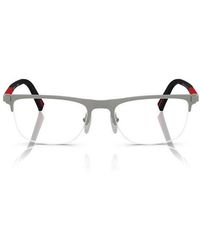 Prada Linea Rossa - 55Mm Pillow Optical Glasses - Lyst