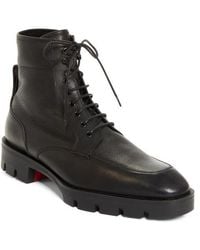 Christian Louboutin - Caracolo Lion Leather Boot - Lyst
