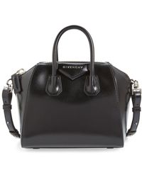 Givenchy - Mini Antigona Box Leather Satchel - Lyst