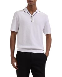 Bugatchi - Waffle Stitch Polo Sweater - Lyst