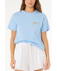 Rip Curl - Poolside Relaxed Graphic T-Shirt - Lyst