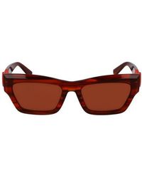 Longchamp - Medallion 53Mm Modified Rectangular Sunglasses - Lyst