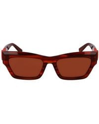 Longchamp - Medallion 53Mm Modified Rectangular Sunglasses - Lyst