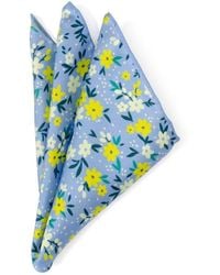Cufflinks Inc. - Floral Silk Blend Pocket Square - Lyst
