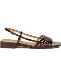 Bobbies - Diana Flat Sandals - Lyst