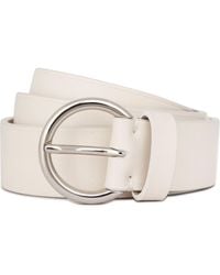 Vince - Flat Ring Leather Belt - Lyst