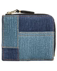 Comme des Garçons - Denim Print Pocket Half Zip Wallet - Lyst