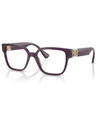 Versace - 54Mm Square Optical Glasses - Lyst