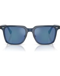 Oliver Peoples - 52Mm Rectangular Polarized Sunglasses - Lyst