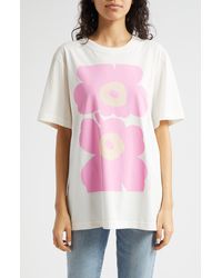 Marimekko - Embla Unikko Floral Cotton Graphic T-shirt - Lyst