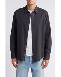 Rag & Bone - Tomlin Cotton Dobby Button-Up Shirt - Lyst