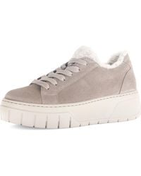 Gabor - 73.221 Faux Fur Lined Platform Sneaker - Lyst