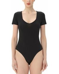 Kimi + Kai - Sweetheart Neck Basic Bodysuit - Lyst