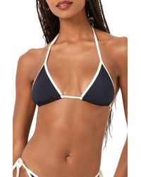 LSPACE - Triangle Bikini Top - Lyst