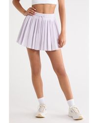 Zella - Pleated Drawstring Skirt - Lyst