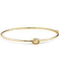 DEVATA - Love Knot Bangle Bracelet - Lyst