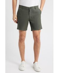 AG Jeans - Cipher Slim Fit Linen & Cotton Chino Shorts - Lyst