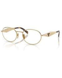 Prada - 54Mm Oval Optical Glasses - Lyst
